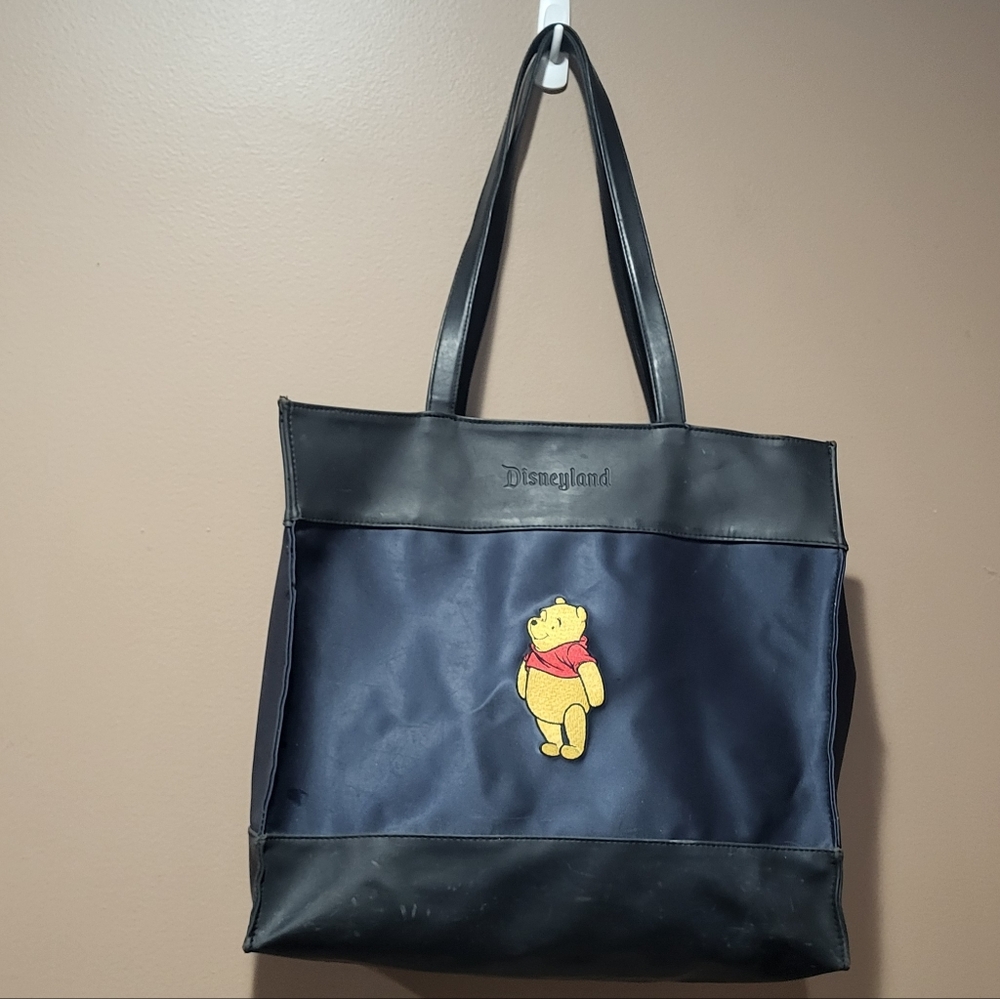 Disney Black and Blue Winnie the Pooh Tote Bag